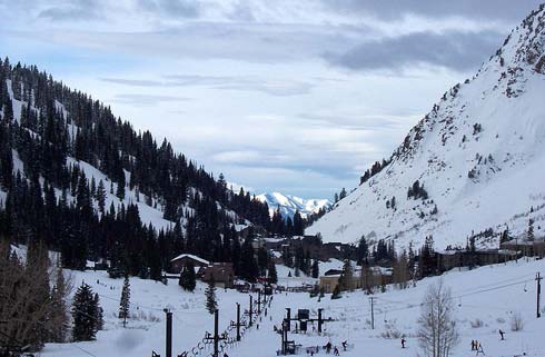 Alta Ski Resort Canyon.