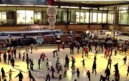 an indoor montreal ice rinks