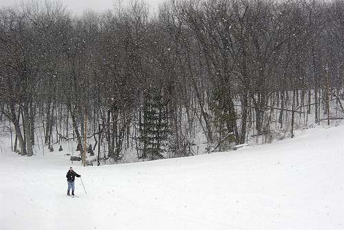 Devil's Head Ski Resort Snowfall.