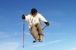 ski jump at mont tremblant north of montreal