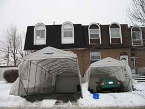 snow canopy for cars