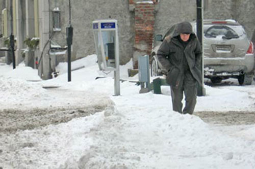 A cold winter walk